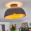 Wambez Plafondlamp Zwart, 1-licht