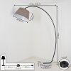 Sagu Booglamp Grijs, Zwart, 1-licht