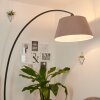 Sagu Booglamp Grijs, Zwart, 1-licht