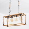 Lautremen Hanglamp Natuurlijke kleuren, Zwart, 4-lichts