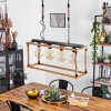 Lautremen Hanglamp Natuurlijke kleuren, Zwart, 4-lichts