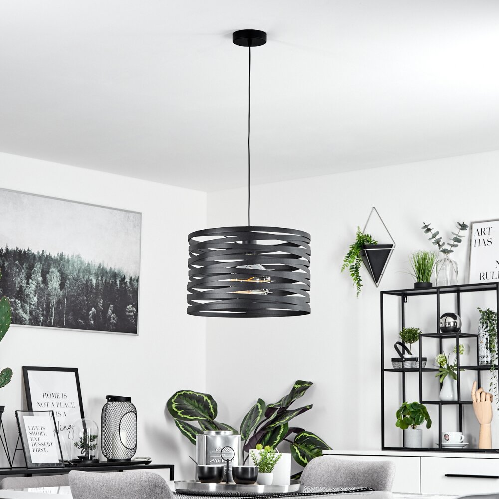 Bust Hanger Zwart, 1-licht