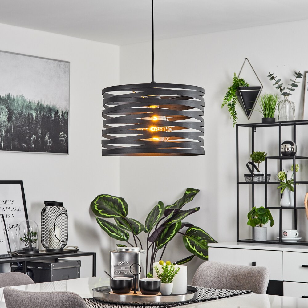 Bust Hanger Zwart, 1-licht