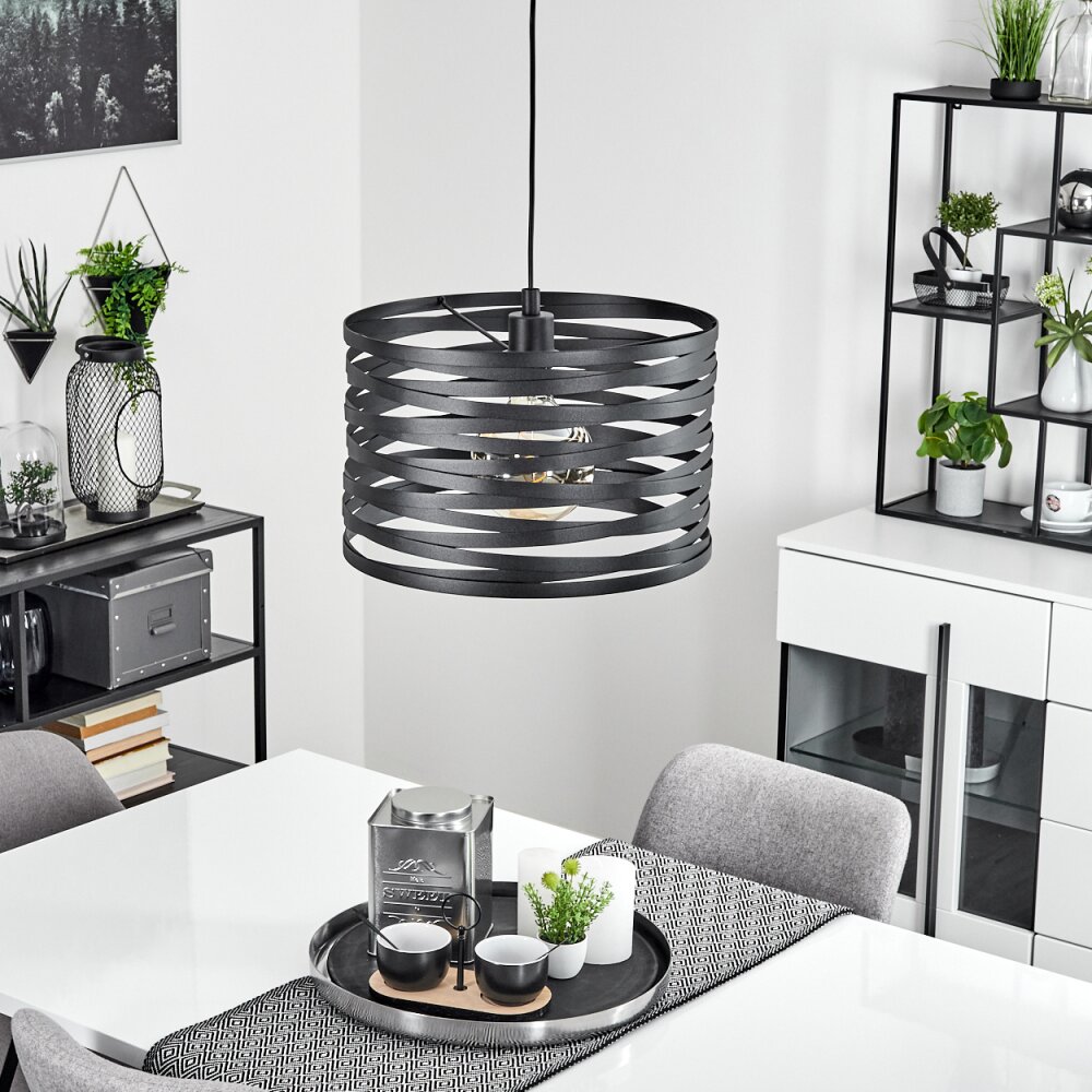 Bust Hanger Zwart, 1-licht