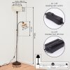 Voleyrac Uplighter Bruin, 2-lichts