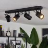 Kergus Plafondlamp Zwart, 4-lichts