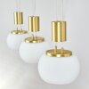 Izenave Hanglamp LED Messing, 3-lichts