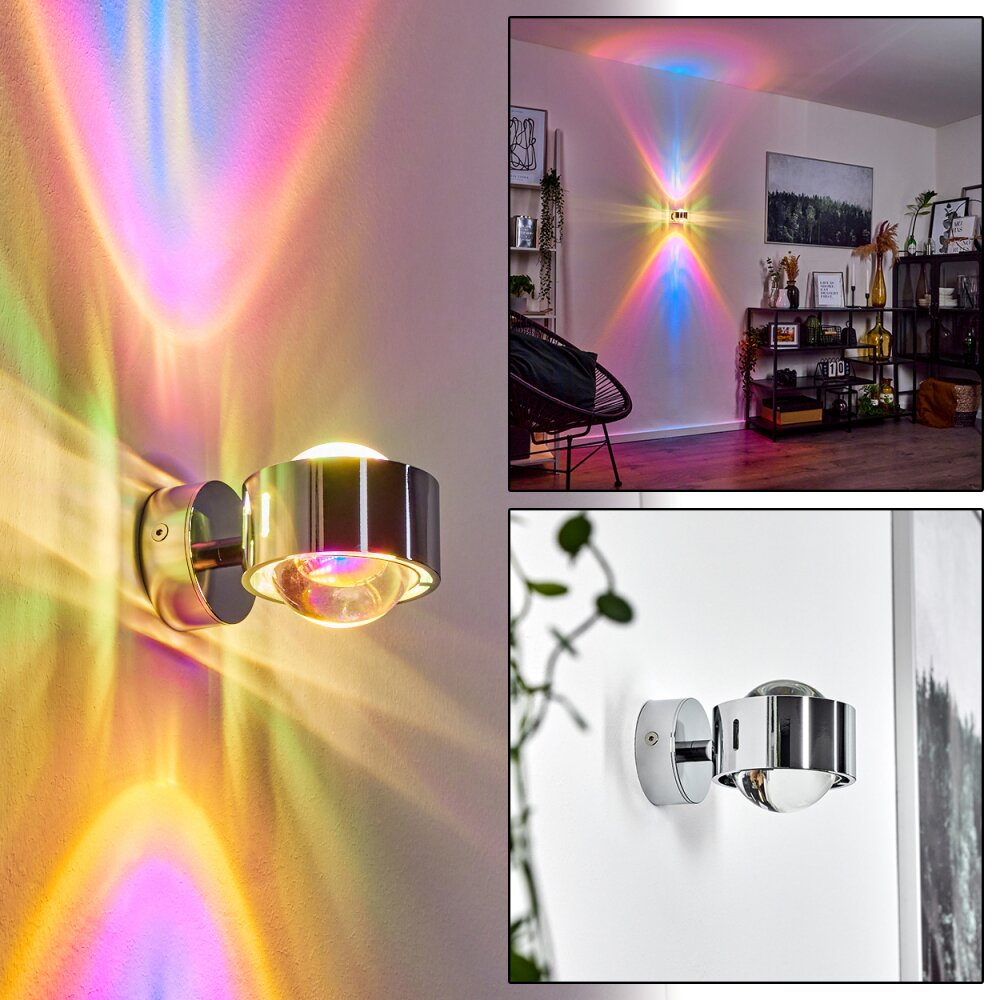 Sapri Muurlamp Chroom, 1-licht main product photo