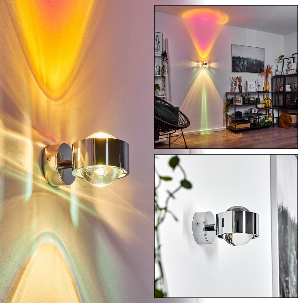 Sapri Muurlamp Chroom, 1-licht main product photo