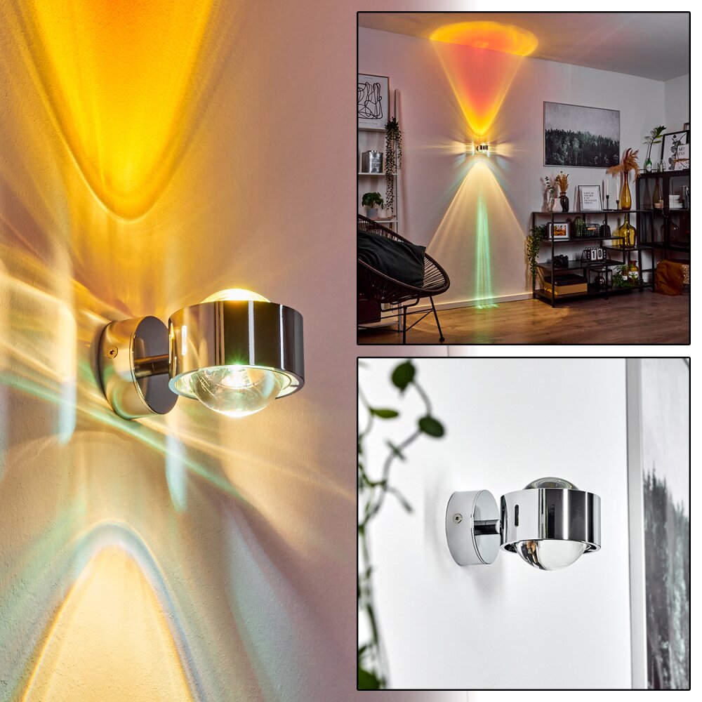 Sapri Muurlamp Chroom, 1-licht main product photo