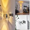 Sapri Muurlamp Chroom, 1-licht