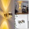 Sapri Muurlamp Nikkel mat, 1-licht