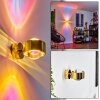 Sapri Muurlamp Goud, 1-licht Sapri Muurlamp Goud, 1-licht