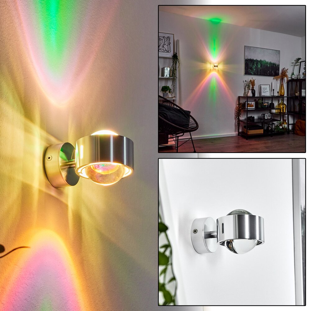 Sapri Muurlamp Zilver, 1-licht main product photo
