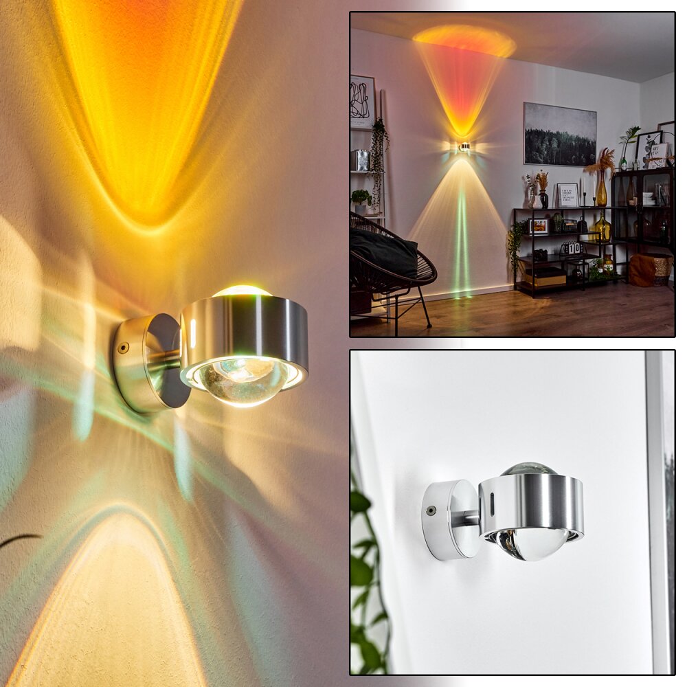 Sapri Muurlamp Zilver, 1-licht main product photo