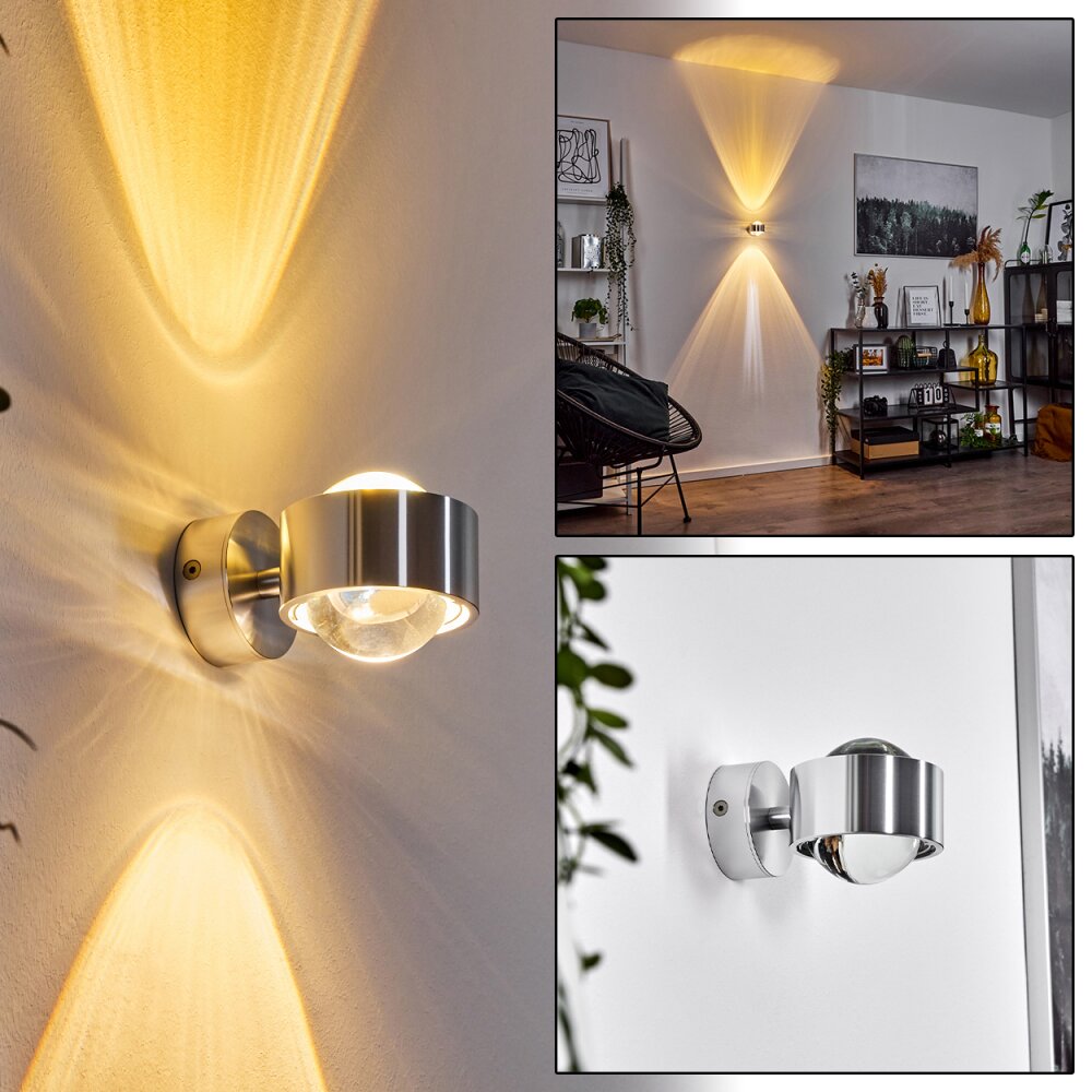 Sapri Muurlamp Zilver, 1-licht main product photo