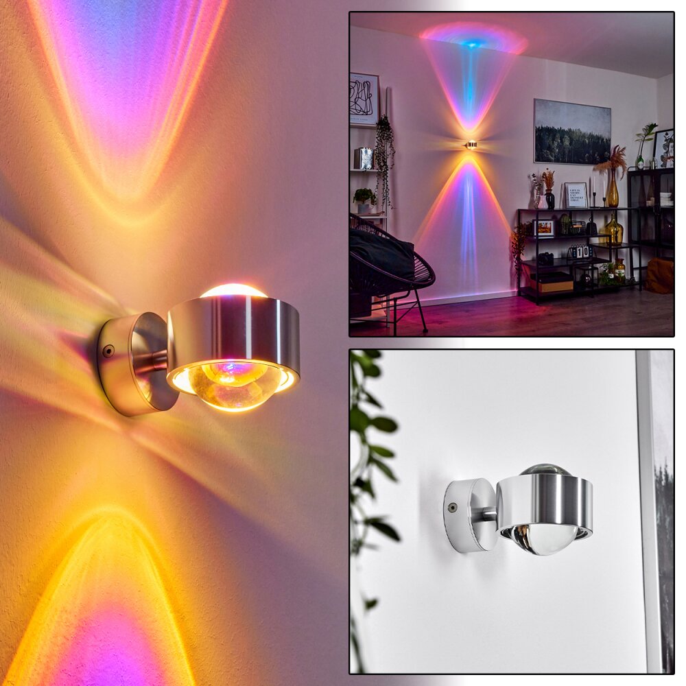 Sapri Muurlamp Zilver, 1-licht main product photo