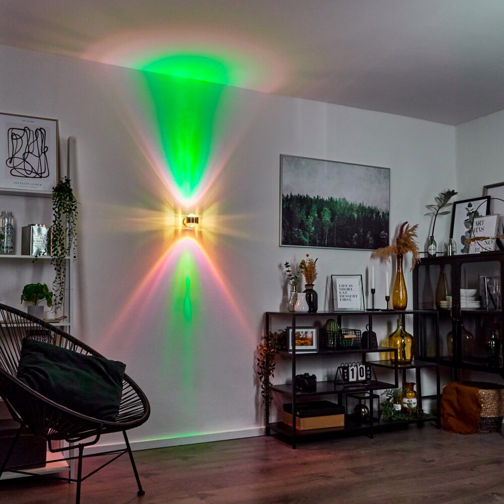 Sapri Muurlamp Nikkel mat, 1-licht