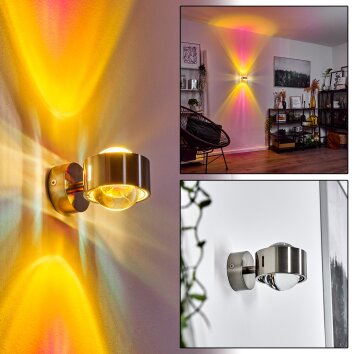 Sapri Muurlamp Nikkel mat, 1-licht