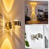 Sapri Muurlamp Nikkel mat, 1-licht