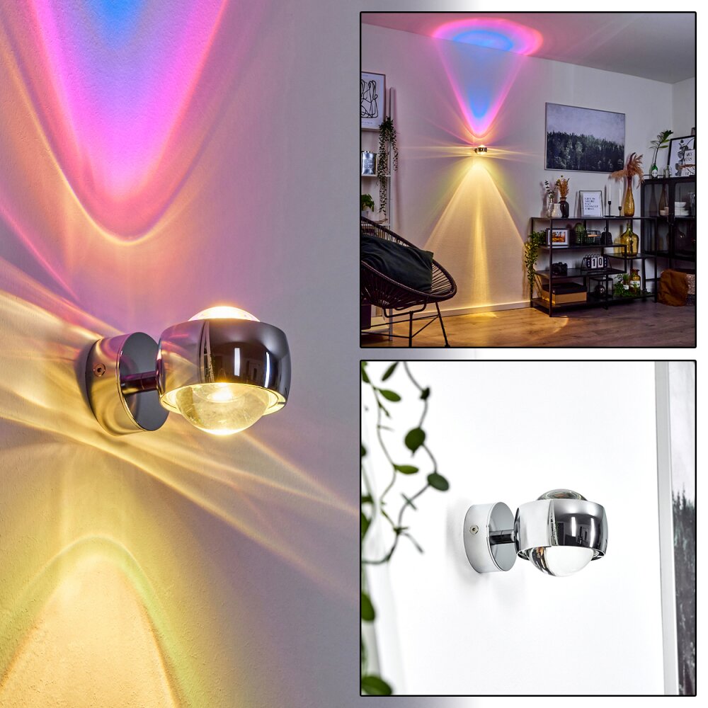 Sapri Muurlamp Chroom, 1-licht main product photo