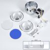 Sapri Muurlamp Chroom, 1-licht