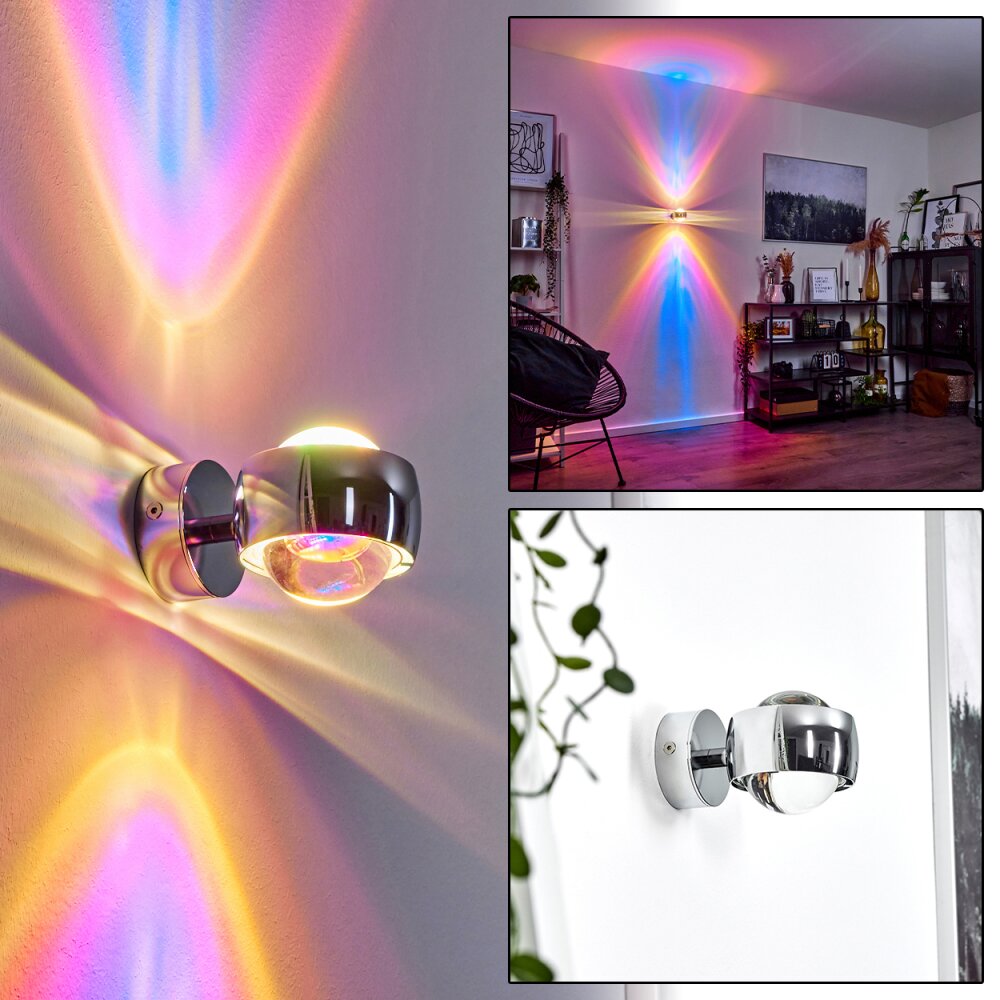 Sapri Muurlamp Chroom, 1-licht main product photo