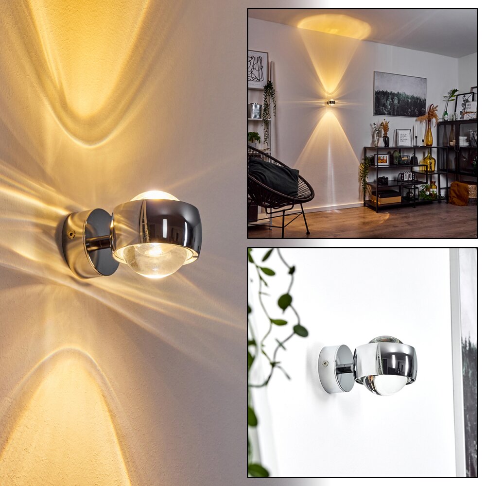Sapri Muurlamp Chroom, 1-licht main product photo