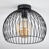 Mossay Plafondlamp Zwart, 1-licht