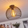 Mossay Plafondlamp Zwart, 1-licht