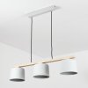 Combarbala Hanglamp Grijs, Natuurlijke kleuren, 3-lichts