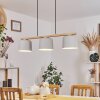 Combarbala Hanglamp Grijs, Natuurlijke kleuren, 3-lichts