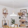 Mansle Hanger Natuurlijke kleuren, Wit, 1-licht