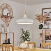 Mansle Hanger Natuurlijke kleuren, Wit, 1-licht