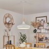 Mansle Hanger Natuurlijke kleuren, Wit, 1-licht