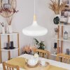 Mansle Hanger Natuurlijke kleuren, Wit, 1-licht