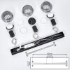 Izenave Hanglamp LED Zwart, 3-lichts