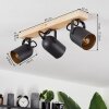 Vergoignan Plafondlamp Bruin, Zwart, 3-lichts