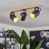 Vergoignan Plafondlamp Bruin, Zwart, 3-lichts