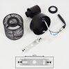 Roto Plafondlamp Zwart, 1-licht