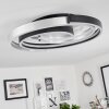Golega Plafondlamp LED Aluminium, Zwart, 1-licht