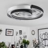Golega Plafondlamp LED Aluminium, Zwart, 1-licht
