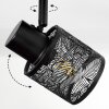 Roto Plafondlamp Zwart, 3-lichts