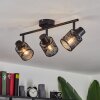 Roto Plafondlamp Zwart, 3-lichts