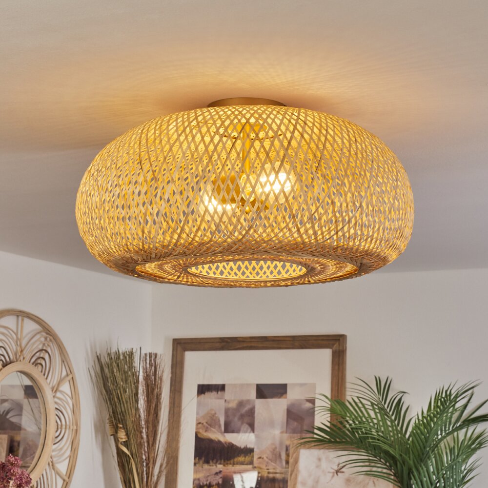 Bauro Plafondlamp Natuurlijke kleuren, 2-lichts main product photo