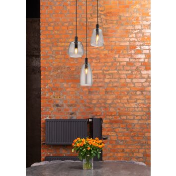 Globo GARRI Hanger Zwart, 3-lichts