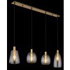 Globo GARRI Hanger Messing, 4-lichts