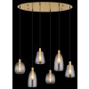 Globo GARRI Hanger Messing, 6-lichts