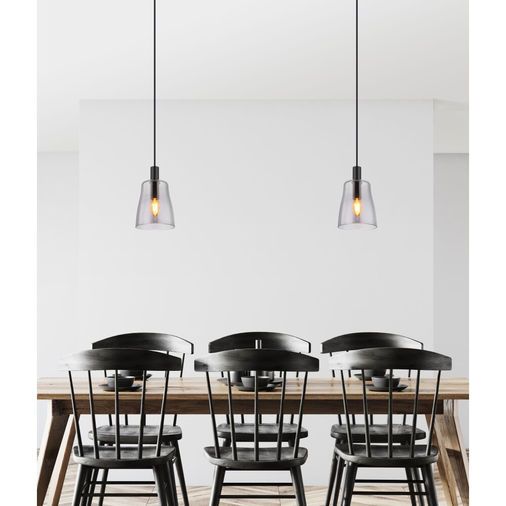 Globo GARRI Hanger Zwart, 1-licht main product photo