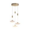 Paul Neuhaus LAUTADA Hanglamp LED Messing, 3-lichts
